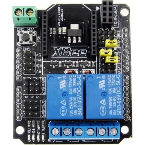 2 Channel Relay Shield (With XBee/BTBee interface)