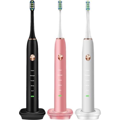 5 Cleaning Mode Sonic Toothbrush Electric Tooth Brush Ultrasonic Automatic Upgraded USB chargeable Adult Waterproof IPX7