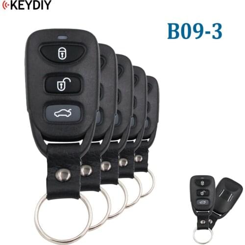 5 PCS, Original 3 Buttons Universal KEYDIY B09-3 Remote Control Key B-Series for KD900 KD900+,URG200 KD-X2 Key Machine