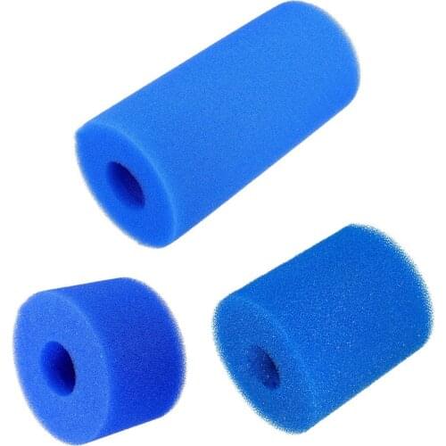 Swimming Pool Accessories Foam Filter Sponge Reusable for Inte-x Type A Washable Biofoam Clean Filter Foam Sponges 10cmx20cm