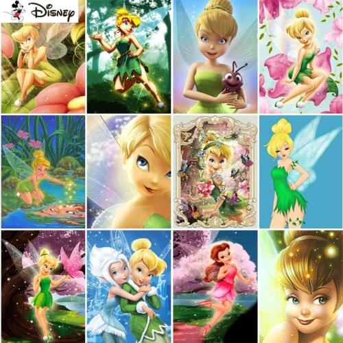Disney Full Diamond Embroidery "Cartoon wonderful fairy" Diamond Painting Cross Stitch Patterns Rhinestone Unfinished Home Decor