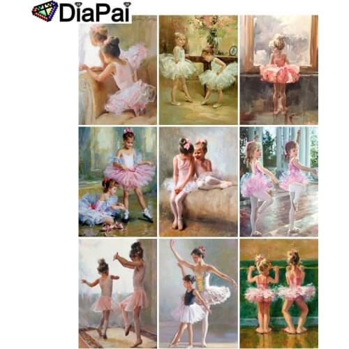 DIAPAI 5D DIY Diamond Painting 100% Full Square/Round Drill "Dance beauty" 3D Embroidery Cross Stitch Home Decor