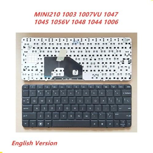 Laptop English Keyboard For HP MINI210 1003 1007VU 10471045 1056V 1048 1044 1006 Notebook Replacement layout Keyboard