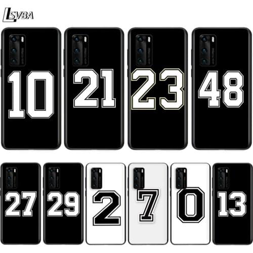 Lucky Numbers 23 24 For Huawei P Smart Z S Pro Plus 2018 2019 2020 2021 Mate 10 20 30 40 RS PRO Plus Soft lite Phone Case