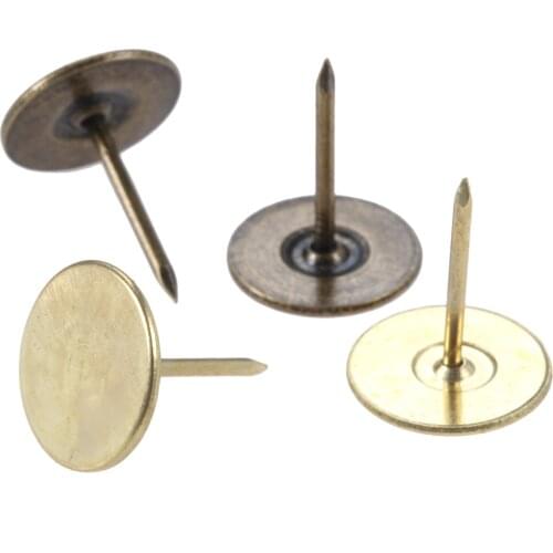 Dophee 50/100pcs Tacks Decorative Jewelry Gift Box Push Pin Door Nail For Fasteners Hardware