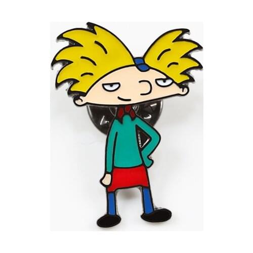 Cartoon Anime Brooches Funny Comic Men Enamel Pins Cute Badges Clothes Bag Accessories Collar Lapel Pin Gifts for Kids Jewelry