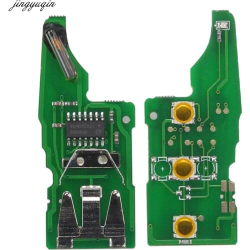 Jingyuqin 5K0837202AD Remote Key Circuit Electronic Board for VW Beetle/Caddy/Eos/Golf/Jetta/Polo/Scirocco/Tiguan/Touran/UP ID48
