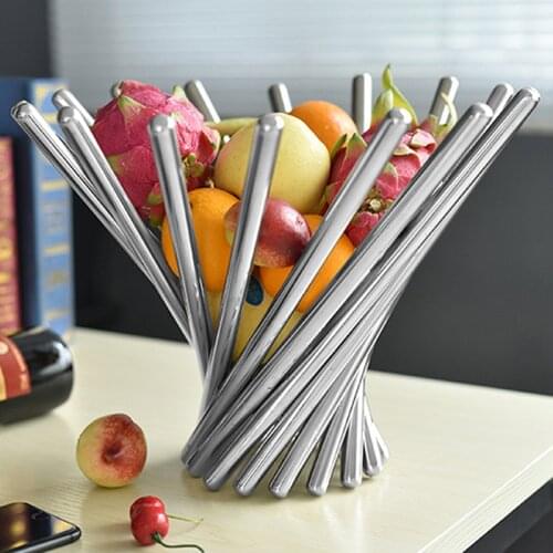 Da Vinci Fruit Basket Stainless Steel Fruit Basket Simple European Fruit Basket Living Room Home Furnishing