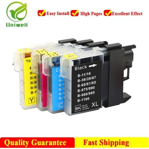 LC11 LC38 LC39 LC65 LC975 LC980 LC985 LC1100 New Comatible Ink cartridge For Brother DCP-390CN DCP-395CN DCP-535CN DCP-585CW