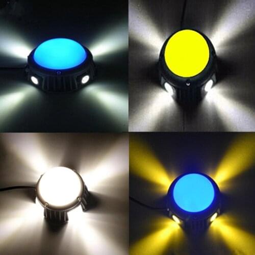 LED cross starlight outdoor waterproof landscape transparent seven color wall lamp