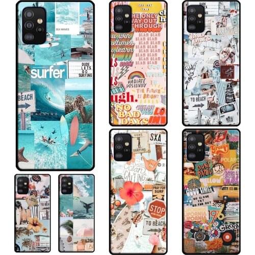 Summer Beach Collage Case For Samsung A52 A42 A32 A12 A72 A20e A21S A11 A31 A41 A51 A71 A02 A10 S A30 A50 A70