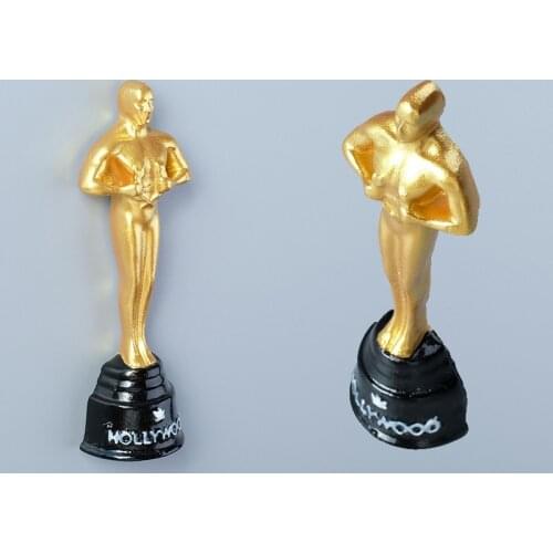 Magnetic refrigerator magnets American Oscar statuette model magnets tourist souvenirs Personalized creative decoration gifts