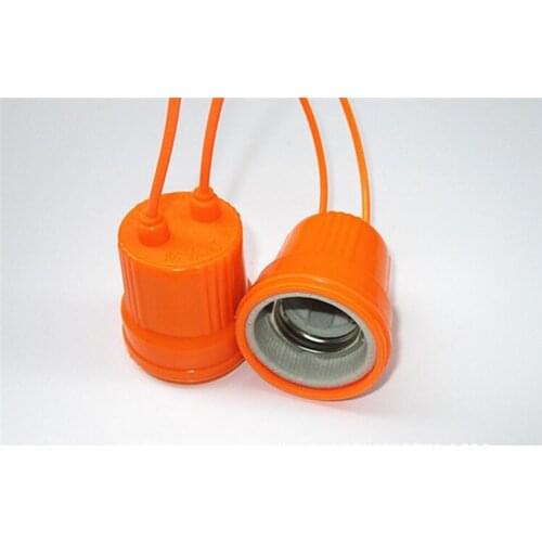 Soft ceramic ceramic lamp E27 Thread waterproof Lampholders Suspension Waterproof lamp holder E27 lamp base Waterproof lamp cap