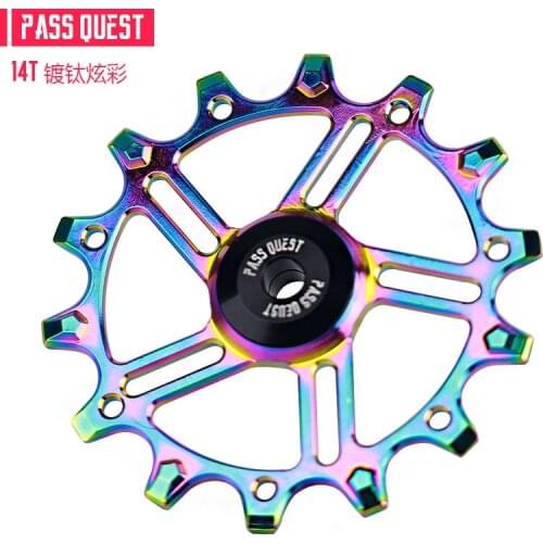 New PASS QUEST 12T/14T METEOR Narrow/Wide Derailleur Gear guide wheel 5mm Center Diameter bike accessories