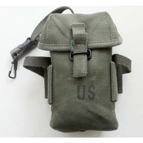 Vietnam War Bag US Army M1956 Pouch Pocket Metal Clasp Ammo Pouch Military War Reenactments