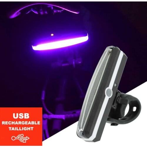 WasaFire LED Bicycle Taillight USB Rechargeable Bike Tail Rear Back Light 6 Modes Super Bright Night Warning Cycling Flashlight