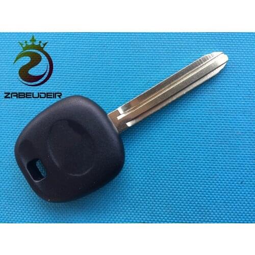 1Pc Of New Replacement Key Shell For Toyota Transponder Blank Case Uncut Toy43 Blade No Chip Inside Car Accessories Auto Parts