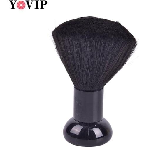 2020 New Arrival Soft Black Neck Face Duster Brushes Barber Hair Clean Hairbrush Salon Cutting Hairdressing Styling Makeup Tool