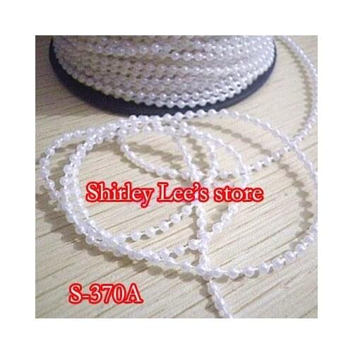3 ROLLS (100 yards /ROLL)=300 yards X 3mm Round Plastic Pearl String in White,Ivory,WEDDING SUPPLIES