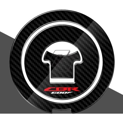 3D Carbon-look Motorcycle Fuel Gas Cap Protector Decals Case for Honda CBR600F F2 F3 F4 F4i 1987-2006