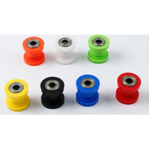 8/10mm Drive Chain Roller Pulley Wheel Slider Tensioner Wheel Guide For Enduro Motorcycle Motocross PIT Dirt Bike ATV CRF CR XR