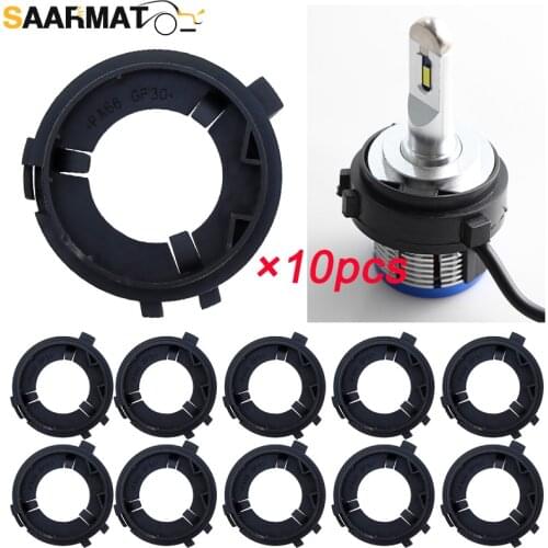 SAARMAT 10PCS/Lot Adapter H7 Led For Volkswagen GOLF 6 Sharan Scirocco Multivan Touran With Upgrade Headlight Socket Base Design