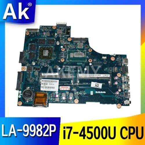 Akemy For Dell Inspiron 15R 3537 5537 Motherboard LA-9982P CN-0P28J8 0P28J8 P28J8 i7-4500U CPU 8850M GPU