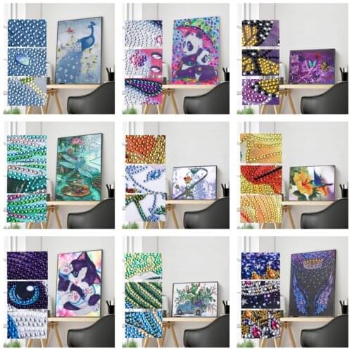 DIY Diamond Painting Special Shape Drill Animal Flowers 5D Diamond Embroidery Mosaic Cross stitch Home Decor Wall Art Painting