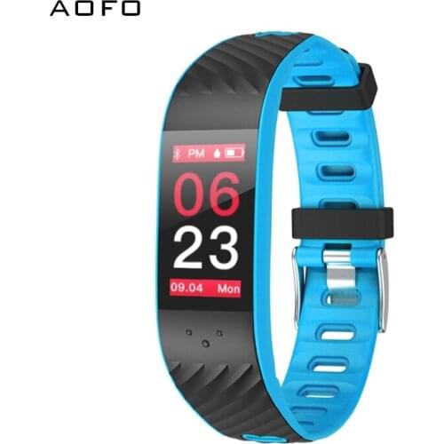 AOFO Fitness Tracker, Touch Screen Activity Health Tracker Sleep Monitor, Wireless Pedometer Smart Wristband Android iOS Phone