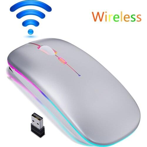 Wireless Mouse Rechargeable Bluetooth 5.0 Wireless Mause USB Computer Mouse Ergonomic Mouse Silent Mouse for Computer Laptop PC