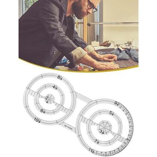 Patchwork Quilting Ruler Acrylic Square Triangle Rule DIY Garment Cutting Drawing Template Handmade Tailor Home Sewing Tool