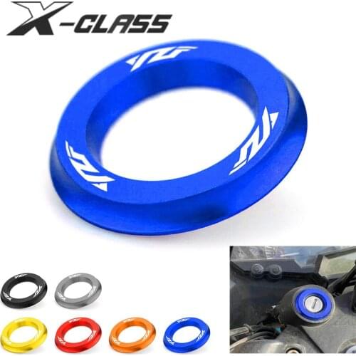Motorcycle Ignition Switch Cover Ring Key Sticker Key Switch Protector for Yamaha YZF R25 R3 2013 2014 2015 2016 2017 2018 2019