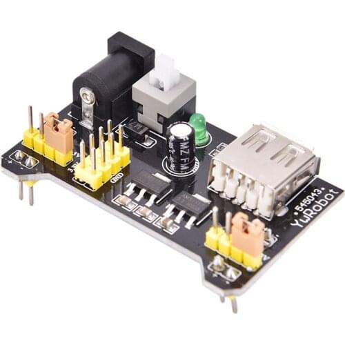 MB102 Breadboard Power Supply Module 3.3V/5V for Solderless Breadboard