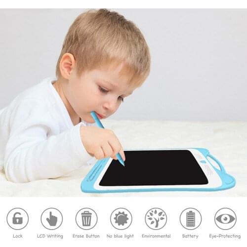 Newest high quality LCD Writing Tablet 8.5-inch Cute Anti-fall Waterproof Writing Board Doodle Board Drawing Pad Tablet for Kids
