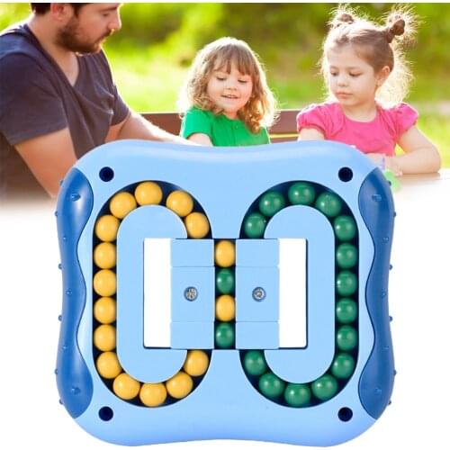 2021 New Kids Intelligence Fingertip Checkered Educational Toys Bean Rotating Toy Relieve Stress Children Educational Toys