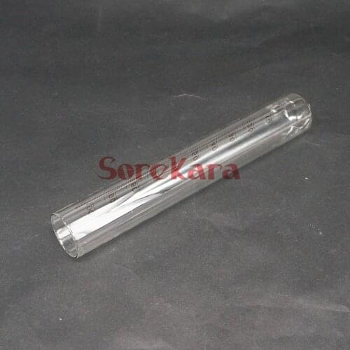 LOT 5 Scale Line 100ml Glass Test Tube Round bottom for Chemistry Laboratory