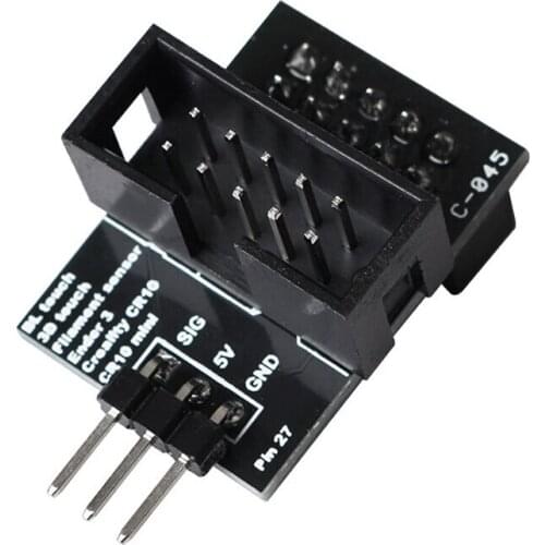 Pin 27 Black PCB Board Adapter Plate for BLTouch Filament Sensor Compatible With Creality CR-10/Ender 3/Ender-5 3D Printer parts