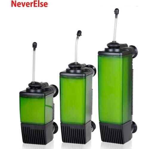 3in1 Submersible Water Internal Filter Pump for Fish Tank, Aquarium Filter Air Pump to Increase Air Oxygen Low Water Filtration