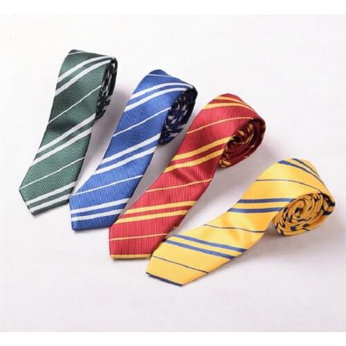 Striped Slim Tie for man school ties Boys mens neckties