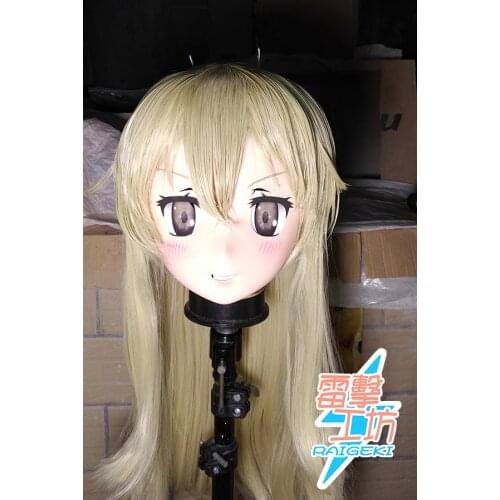 RAIGEKI MAKS 85) Resin Crossdresser DOLL BJD Kigurumi Anime Kantai Collection shimakaze Cosplay Head Mask