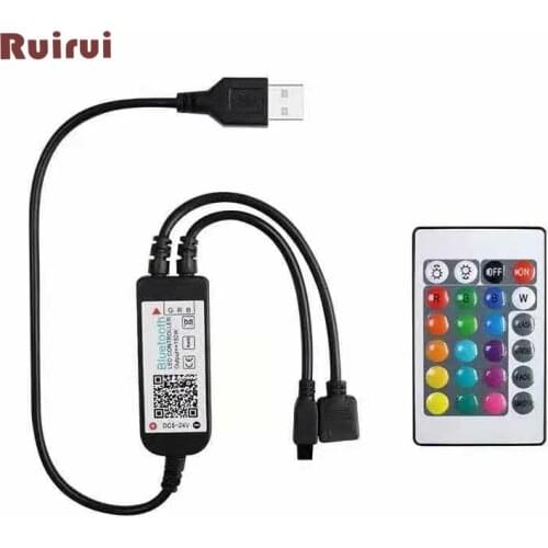100PCS Infrared 24-key remote control remote smart phone APP controller LED bluetooth RGB controller