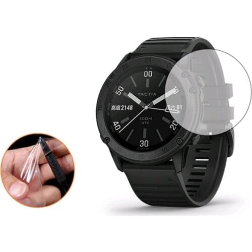 3*5pcs TPU Soft Clear Film For Garmin Tactix Delta GPS Sport Smartwatch Screen Protector Cover Film Guard(Not Glass)