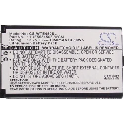 Cameron Sino 1050mAh Battery For BAMBOO CTH-470K-DE,Batteries For WACOM CTH-470.CTH-470S,CTH-670,CTH-670S,CTH-670S-DE