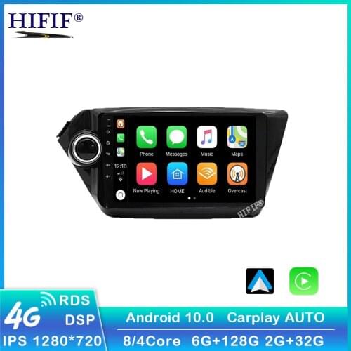 Car Multimedia Player For KIA RIO 3 4 2Din Android 10 Car Radio Stereo 2010-2017 Navigation AutoRadio GPS Tape Recorder K2 Wifi