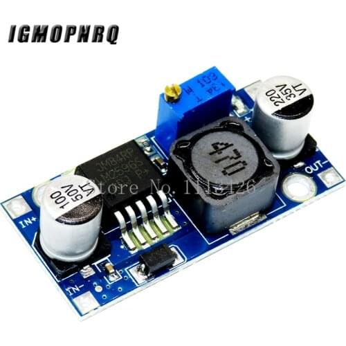10PCS/LOT LM2596 LM2596S ADJ Power supply module DC-DC Step-down module 5V/12V/24V adjustable Voltage regulator 3A