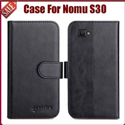 Hot Sale! Nomu S30 Case New Arrival 6 Colors High Quality Flip Leather Protective Cover For Nomu S30 Case