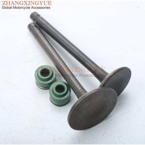 2PC Intake and exhaust valves for YAMAHA XT125R XT125X XT125 X R YBR 125 YB125SPD YBR125ED 5VL-E2121-00-00 5VL-E2111-00-00