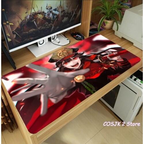Anime Fate/Grand Order Oda Nobunaga Chacha Mouse Pad Thicken Laptop Gaming Mice Mat Table Keyboard Mat Anti-Slip Playmat Gifts