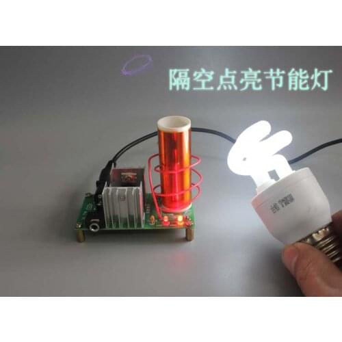 Cuiisw Tesla Coil Set Mini Music Plasma Horn Speaker DIY Electronic Component Parts