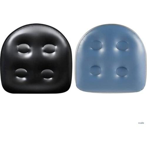 Spa and Hot Tub Booster Seat Pad with Suction Cup Inflatable Booster Seat Pad Bathtub Non-Slip Massage Cushion Mat Back